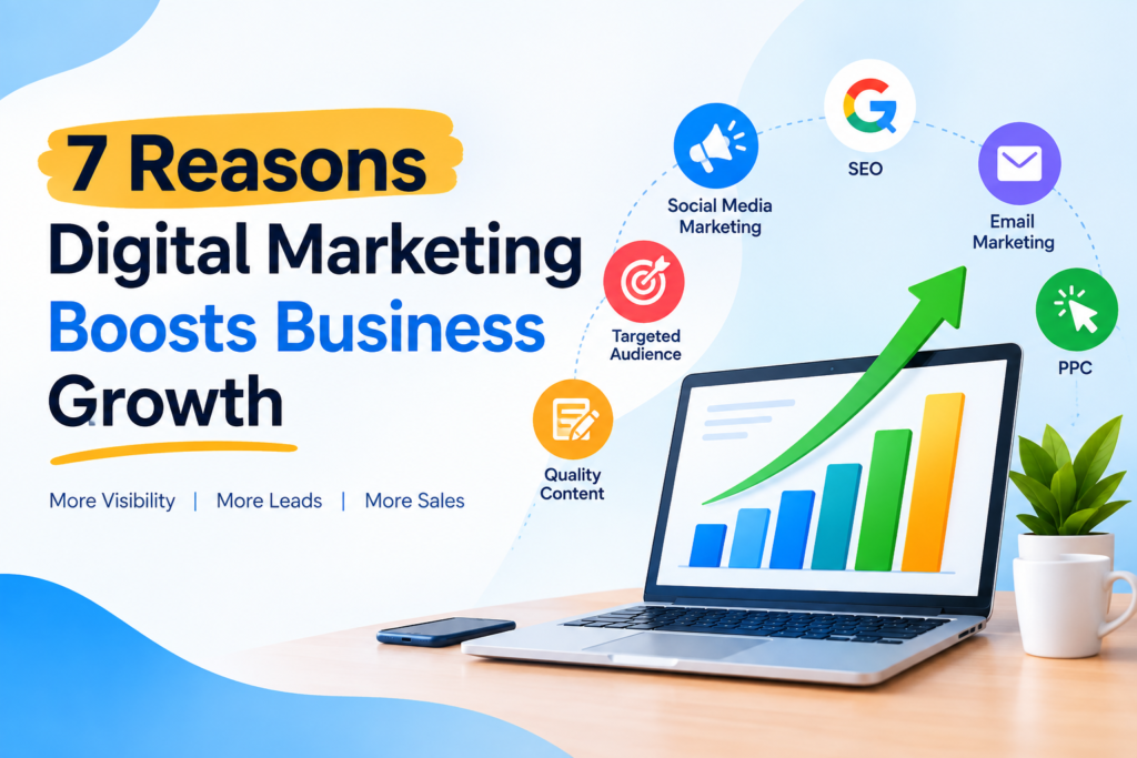 7 Reasons Digital Marketing Boosts Business Growth