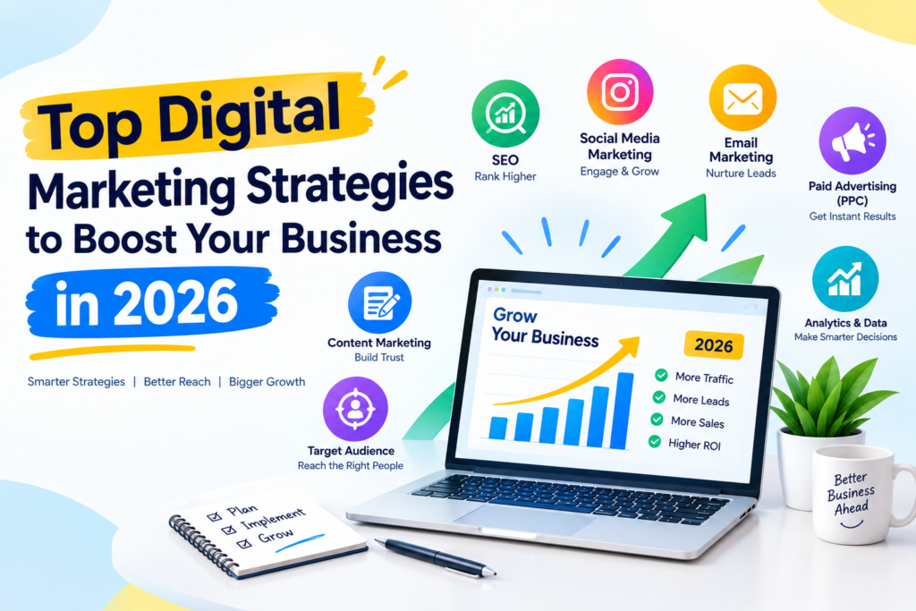 Top Digital Marketing Strategies to Boost Your Business in 2026